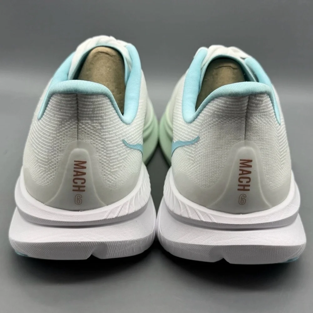 HOKA 🔥 Mach 6 1147810 FTRS Frost White Running Shoes Sneakers 7 8 9 10 - Picture 4 of 12